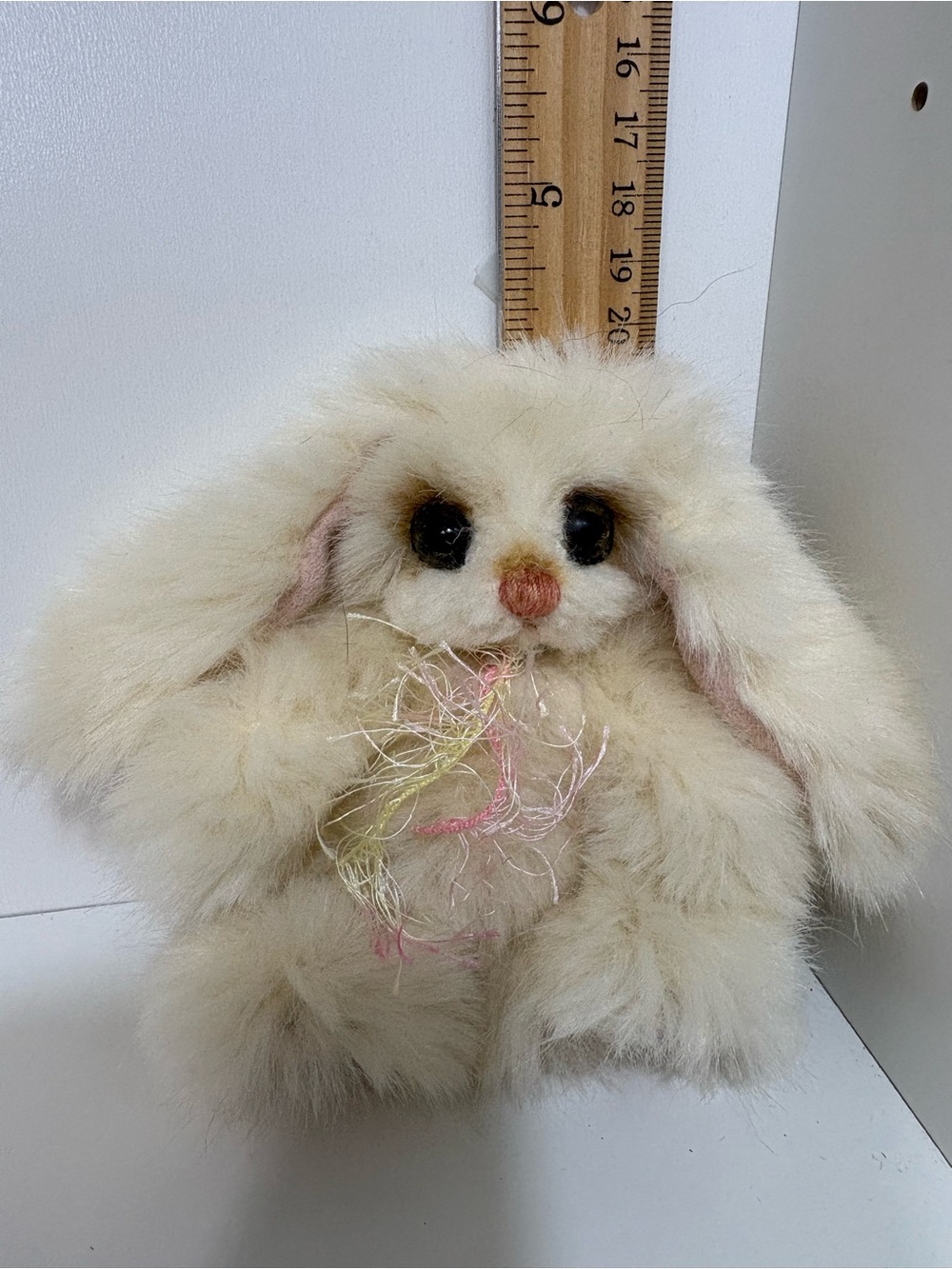 Terries Bears handmade Plush Cream Bunny Collectible